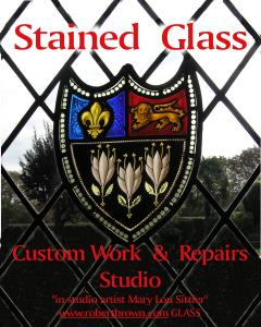 stained glass sign